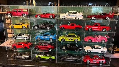 20 Compartment 240mm x 100mm x 125mm Model Car Toy Display Cabinet 1:18 1:24 - Image 1 of 4