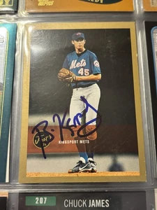 BOB KEPPEL AUTOGRAPHED SIGNED 2000 JUST MINORS GOLD CARD NEW YORK METS COA - Picture 1 of 1