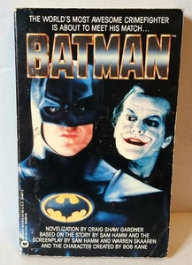 BATMAN by Craig Shaw Gardner PB Book 1989 1st Printing Warner Books - Foto 1 di 4