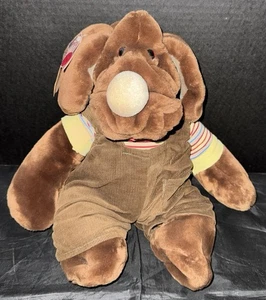 Vintage Neu mit Etikett 16 Zoll Ganz Bros Wrinkles The Dog Handpuppe Plüschtier Stofftier B13 - Bild 1 von 6