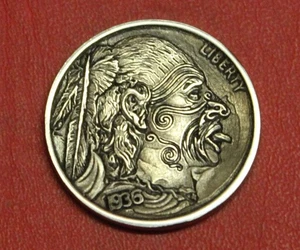 HOBO Buffalo Nickel Nueva Zelanda Maorí Real EE. UU. Níquel - Imagen 1 de 2