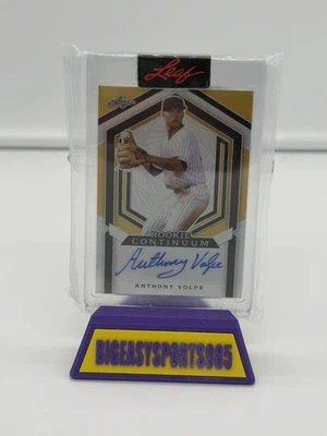 2023 Leaf Rookie Continuum /266 Anthony Volpe  Factory Sealed Auto - Image 1 of 2