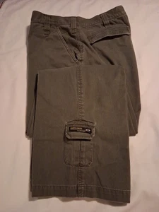 Vintage Counter Culture Men's Cargo Pants Army Green 34 X 30 - Picture 1 of 5