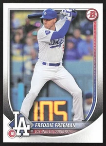 2025 Bowman #5 Freddie Freeman Los Angeles Dodgers - Picture 1 of 2