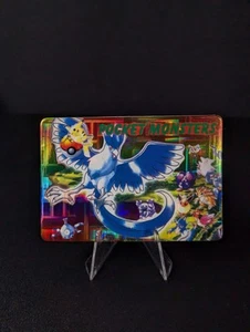 Tarjeta adhesiva expendedora de papel aluminio colección anime Pokémon Articuno/Flareon/Más - Imagen 1 de 4