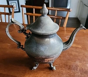 Birmingham Silver Company  Tea/Coffee Pot Silver on Copper Vintage 9.5" - Picture 1 of 9