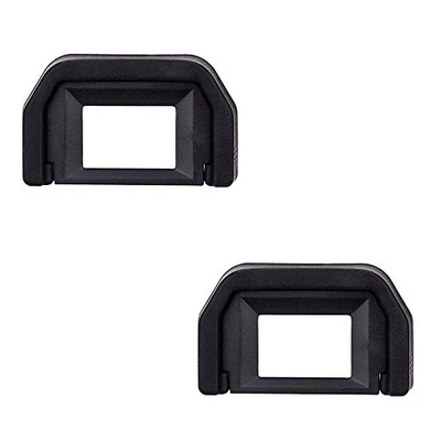 JJC Eyecups (2-Pack) for Canon Kiss X10 X7i X7 X6i X5 X4 X3 X2 9000D F X50 X70 - Image 1 of 4