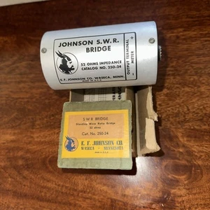 E.F Johnson SWR Bridge - standing wave ratio bridge- 52 ohms No. 250-24 - Zdjęcie 1 z 9