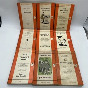 9 PENGUIN Fiction Vintage 1st Edition Paperback Joblot Bundle 50´s & 60’s - Imagen 1 de 24