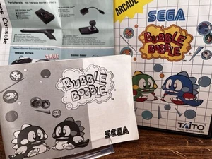 Bubble Bobble - Sega Master System - with Manual - Picture 1 of 6