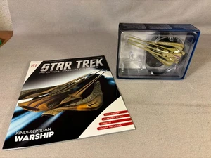 XINDI REPTILIAN WARSHIP #81 Eaglemoss Star Trek Starships Collection  w/Magazine - Picture 1 of 2