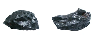 16,96 gramos 2 muestras de cristal de meteorito de calidad natural NanTan China M2/7125 - Imagen 1 de 5
