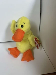 TY-QUACKERS WITH WINGS-1st Gen tush tag-3rd Generation Heart tag - Picture 1 of 5