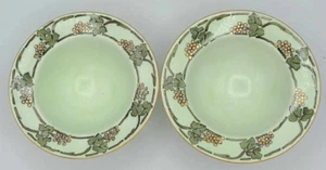 Antique JPL Limoges France Set of 2 Hand-Painted Footed Candy Dish / Small Bowl - Picture 1 of 11