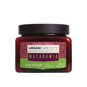 Arganicare Natural Hair Masque Macadamia For Dry & Damaged Hair 500ml New UK Stk - Bild 1 von 6