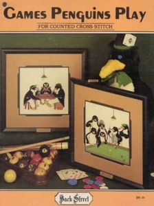 Fuera de uso!!! JUEGOS PENQUINS JUGAR PARA PUNTO DE CRUZ CONTADO - Imagen 1 de 1