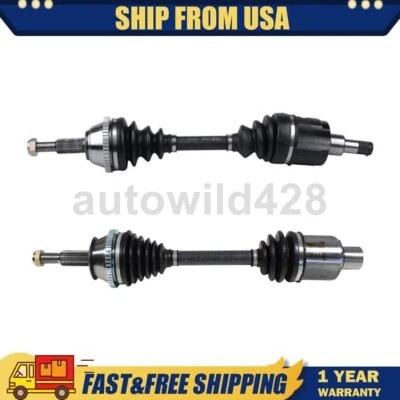 2x Front CV Axle Assembly Fits 2000 2001 2002 1998 1999 1995 Lincoln Continental - Image 1 of 4
