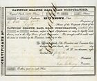 1842 Taunton Branch Rr Stock Certificate