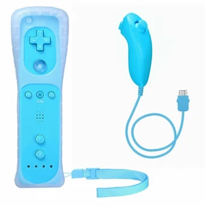 Built in Motion Plus Remote Controller /Nunchuck For Nintendo Wii/Wii U / Case - Picture 1 of 50