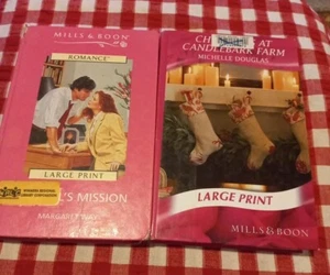 π Mills & Boon Hardcover Bulk Lot Margaret Way Michelle Douglas Large Print HC - Picture 1 of 20