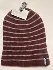 NEW VANS Knit Beanie Hat Cap. Wine / Heather Grey Color. One Size Fits All!