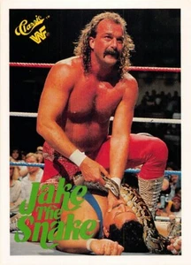 1990 Classic WWF " vintage trading card #108 Jake "The Snake" Roberts. - Picture 1 of 2