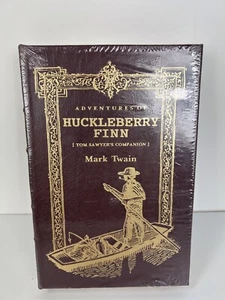 Easton Press Adventures Of Huckleberry Finn Leather 100 Greatest Books Sealed - Picture 1 of 3