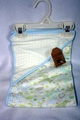 Manta de bebé de algodón suave Chick Pea Jungle crema amarillo pálido nueva con etiquetas Foto 1 de 3