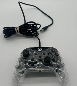 Afterglow Prismatic Wired Controller For Xbox LED Clear - TESTED & WORKS - Picture 1 of 9