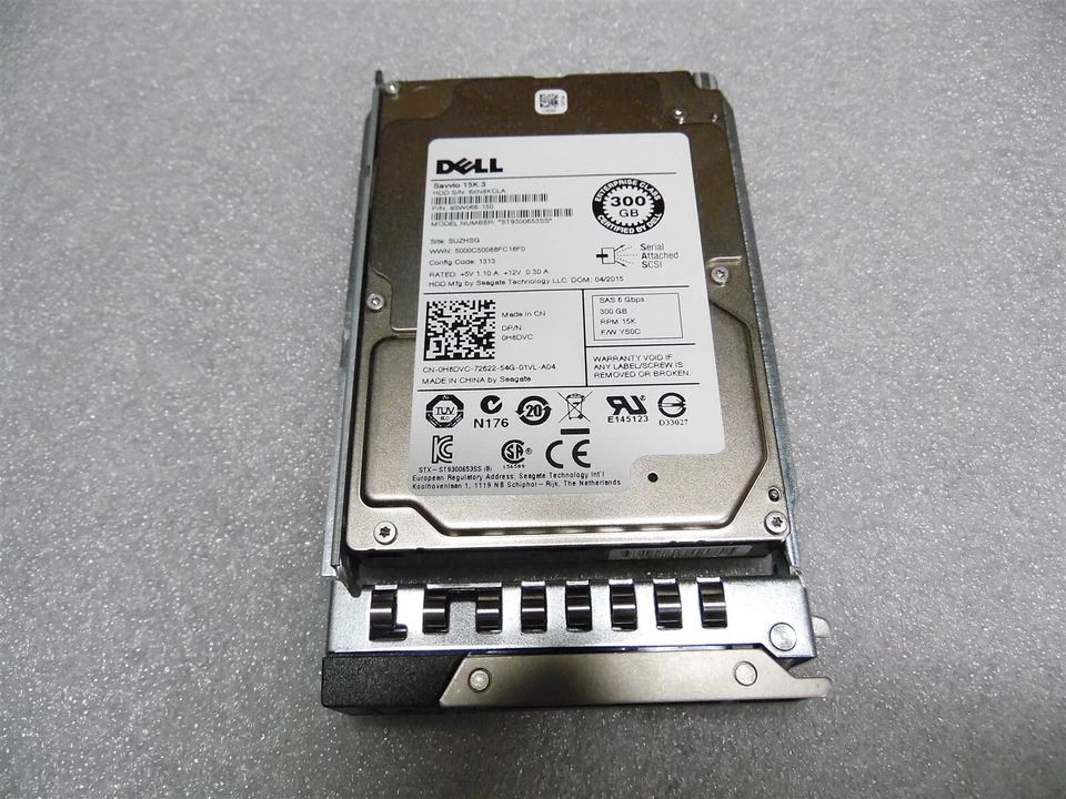 300GB 15K 6G DELL HDD SAS SFF GEN 14 15 SERVER POWEREDGE 4GN49 6WC9D H8DVC 8WR71 - Image 1 of 1