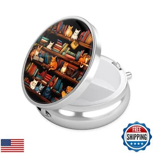 Nipichsha Pill Box, Small Pill Case for Purse and Pocket, Cute Travel Medicin - Picture 1 of 5