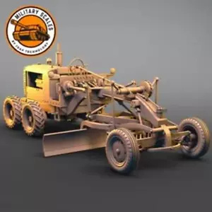 Kat.-Nr. 12 Motor Grader. IDAP 0028A. Resin 3D gedruckt. 1/87 ungebauter Bausatz - Bild 1 von 5