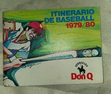 Liga De Baseball De Puerto Rico Itinerario Oficial 1979 - 80