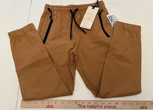 Boys Size 7 New  Dark Khaki Polyester Pants Nomad  by Craft+Flow NWT - Picture 1 of 9
