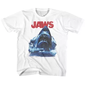 Camiseta juvenil Jaws Coming Out Of The Water 2T-YXL película clásica - Imagen 1 de 3