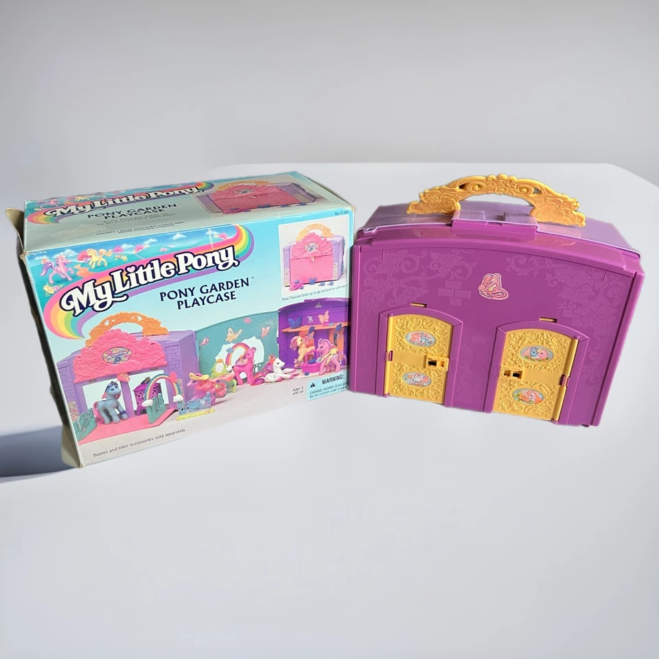 Vintage Hasbro My Little Pony G2 1997 Pônei Jardim Playcase Na Caixa Incompleta - Imagem 1 de 4