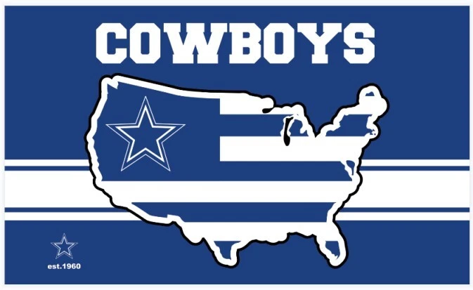 Dallas Cowboys 3X5 Feet Flag COWBOYS COUNTRY Mancave Outdoor Banner - Image 1 of 1