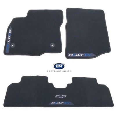 2017-2018 Chevrolet Bolt Premium Carpet Floor Mats 42498172 Dark Galvanized OEM  - Image 1 of 4