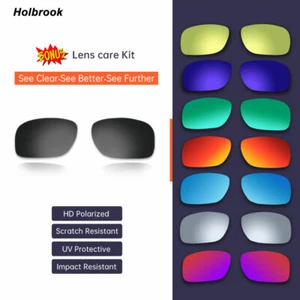 Polarized Replacement Mirrored HD Lenses For Oakley Holbrook 9102 Sunglasses - Picture 1 of 27