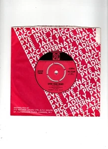 JACKIE TRENT - OPEN YOUR HEART / LOVE CAN GIVE.UK 1967 ORIG 7" & CO/SL.N/MINT - Picture 1 of 2