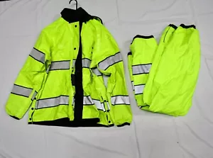 Spiewak S308VR Vizguard Short Reversible Rain Jacket + Pants - Size S - Used - Picture 1 of 10