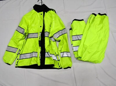 Spiewak S308VR Vizguard Short Reversible Rain Jacket + Pants - Size Small - Used - Image 1 of 4
