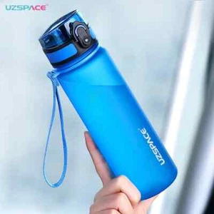 Durable 1.0L Grey Water Bottle for Sports & Fitness - Picture 1 of 8