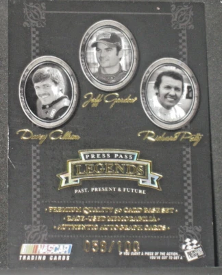 Jeff Gordon Davey Allison Petty 2005 Press Pass Legends Holofoil #50H (58/100) - Image 1 of 2
