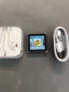 Apple iPod nano 6ta generación grafito (16 GB. BATERÍA NUEVA PANTALLA NUEVA - Imagen 1 de 6