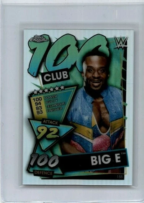 2021 Topps WWE Chrome Slam Attax Refractor Big E - Image 1 of 1