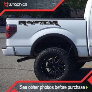 2 Pcs Decals Fits FO RD RAPT OR Truck Side Bed Stripe Vinyl Stickers - Picture 1 of 3