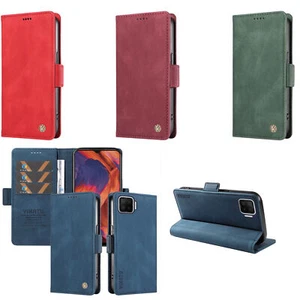 Magnetic Leather Card Wallet Cover Case for Oppo A94 A55 A93 A54 A74 A16 A7 A15 - Picture 1 of 20