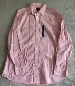 Gap Premium Slim Fit LS Hemd mit Knopfleiste, weiß rot Nadelstreifen, Herren XL, neu mit Etikett - Bild 1 von 17