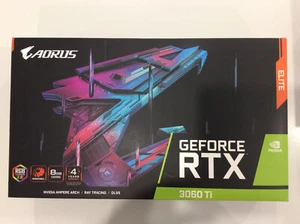 Aorus Nvidia Gigabyte GeForce RTX 3060 Ti Elite Graphics Card, (BRAND NEW) - Picture 1 of 2